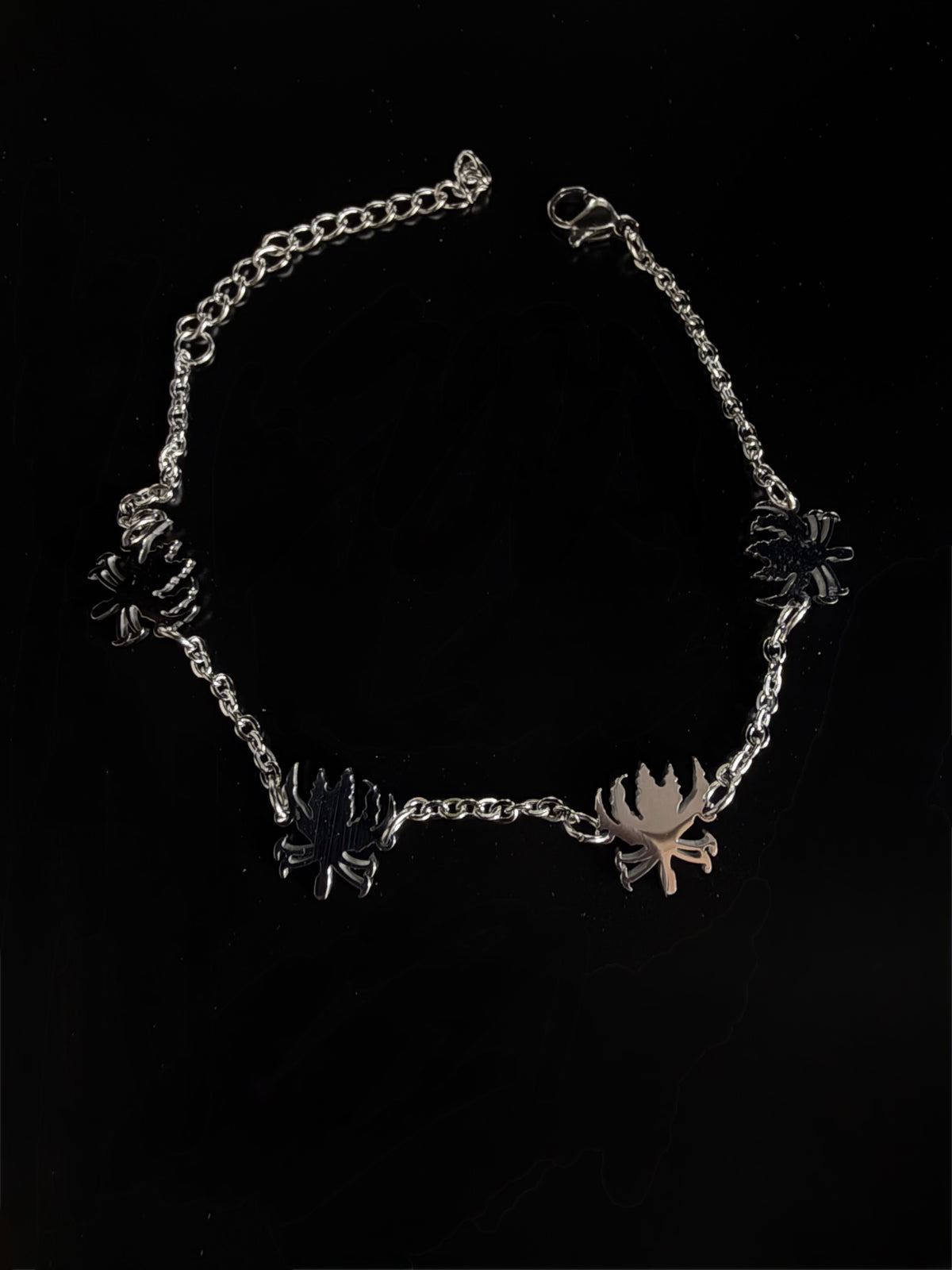 National flower of Tamil Eelam Bracelet Silver
